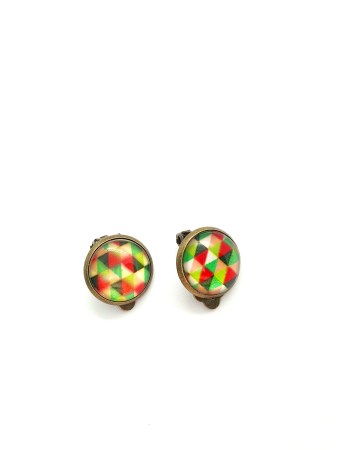 earrings stud colorful